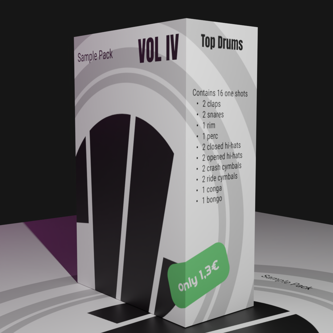 Sample Pack VOL IV - Top Drums